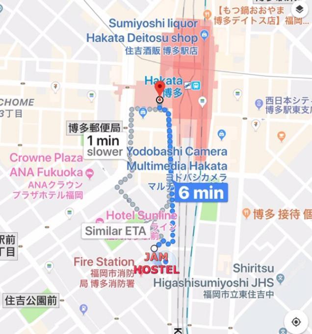 JAM HOSTEL Hakata Station Front Fukuoka  Bagian luar foto